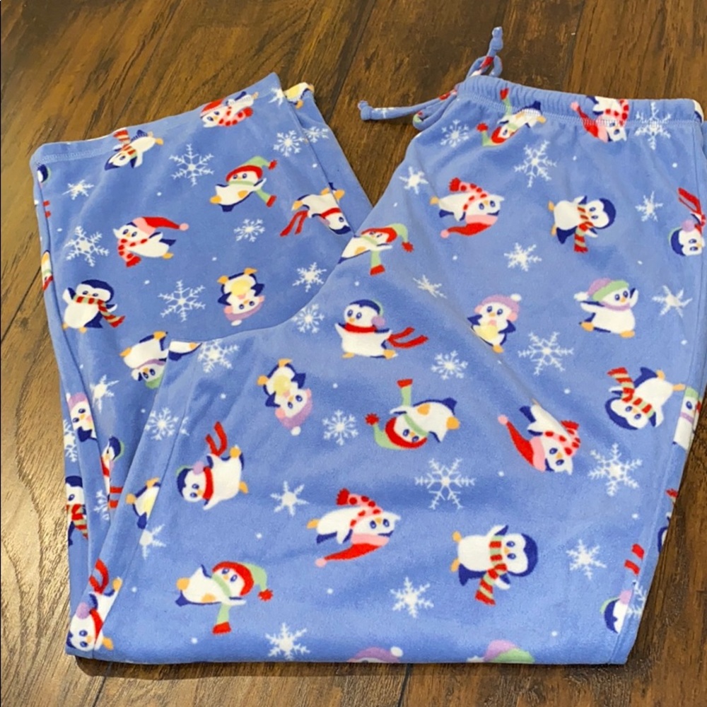 Intimate Essentials 🐧 Microfleece Lounge/Pj Set - Picture 2 of 4